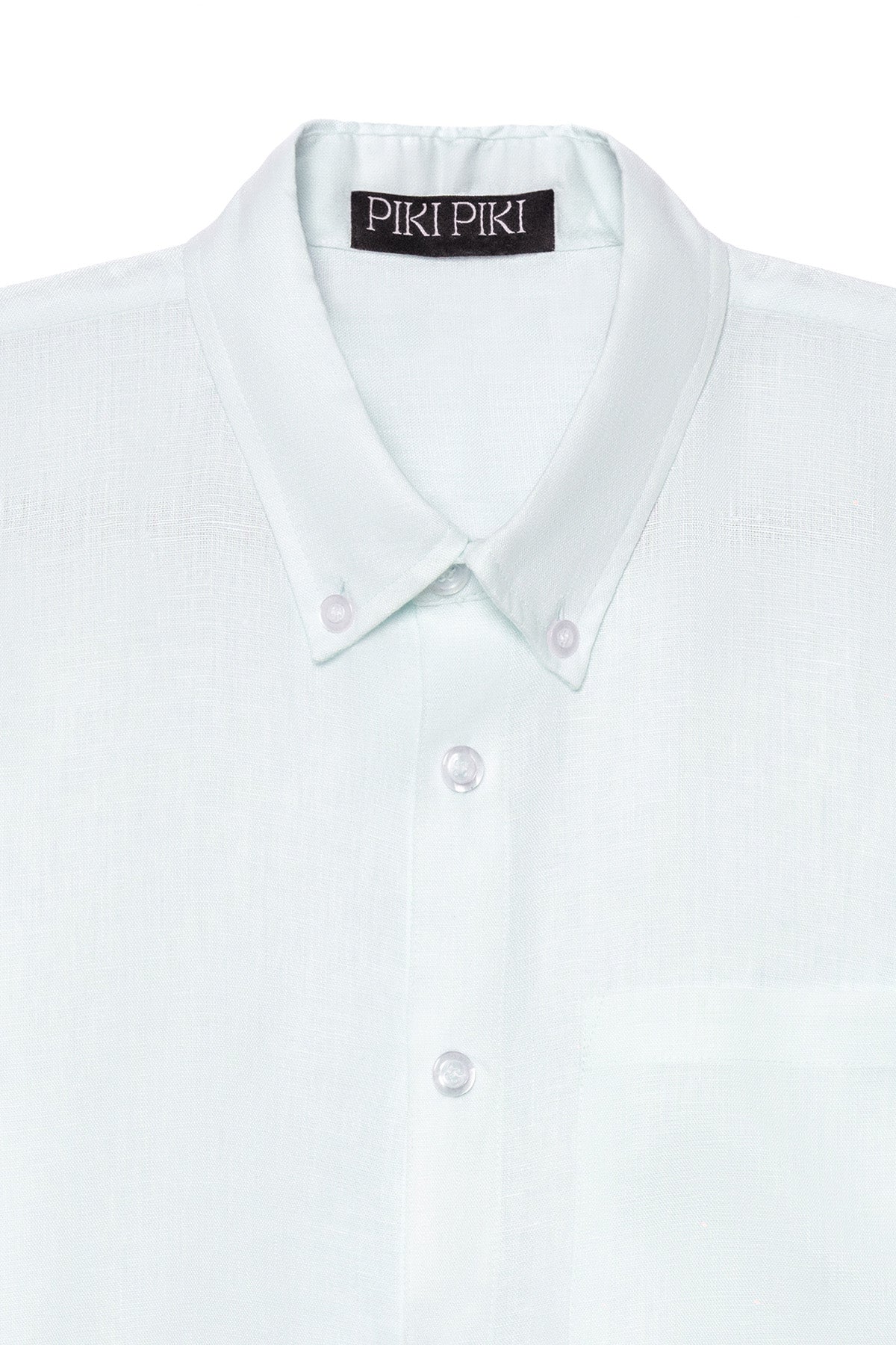 Men Light Blue & Black Set - Shirt & Trousers