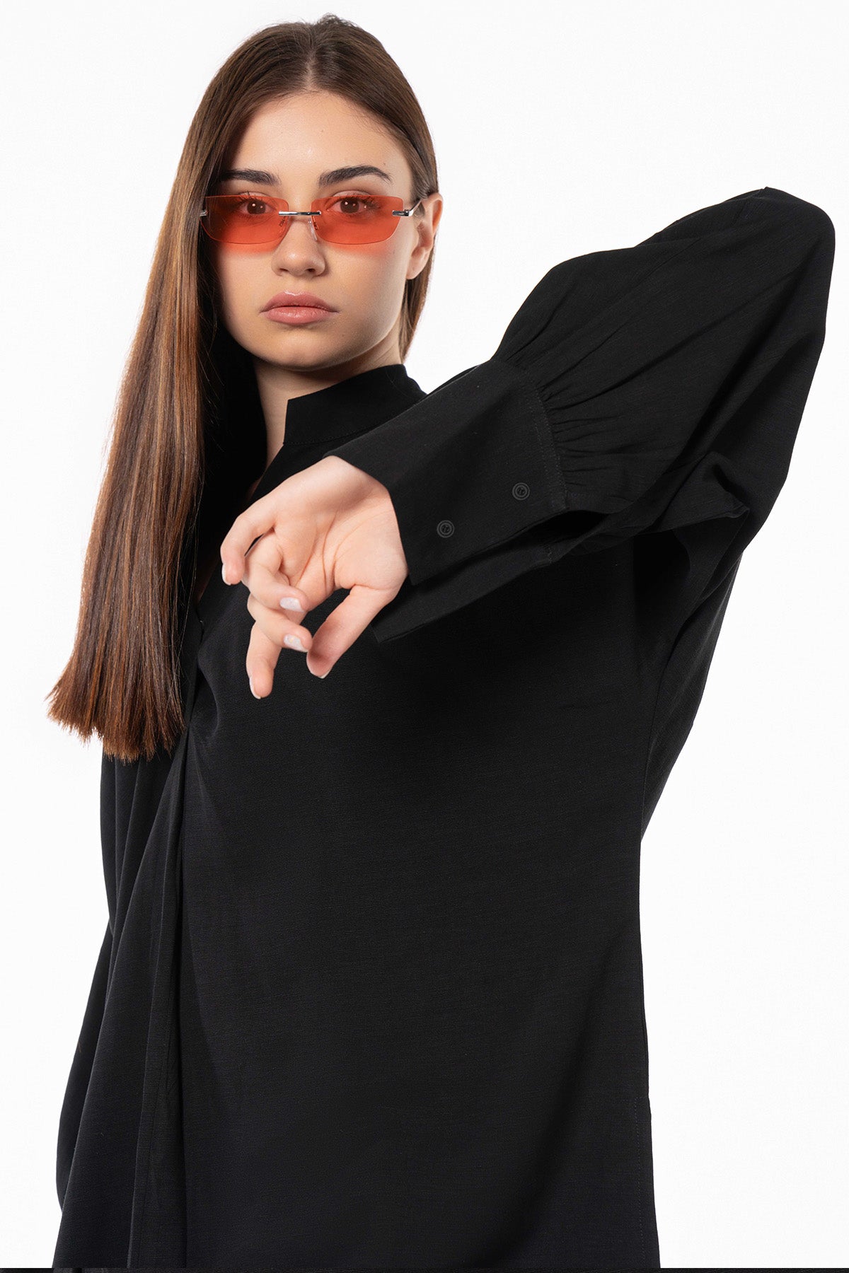 Women Black & Brown Set - Shirt & Trousers