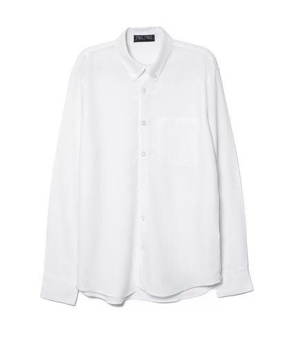 Men White Brown Set - Shirt & Trousers