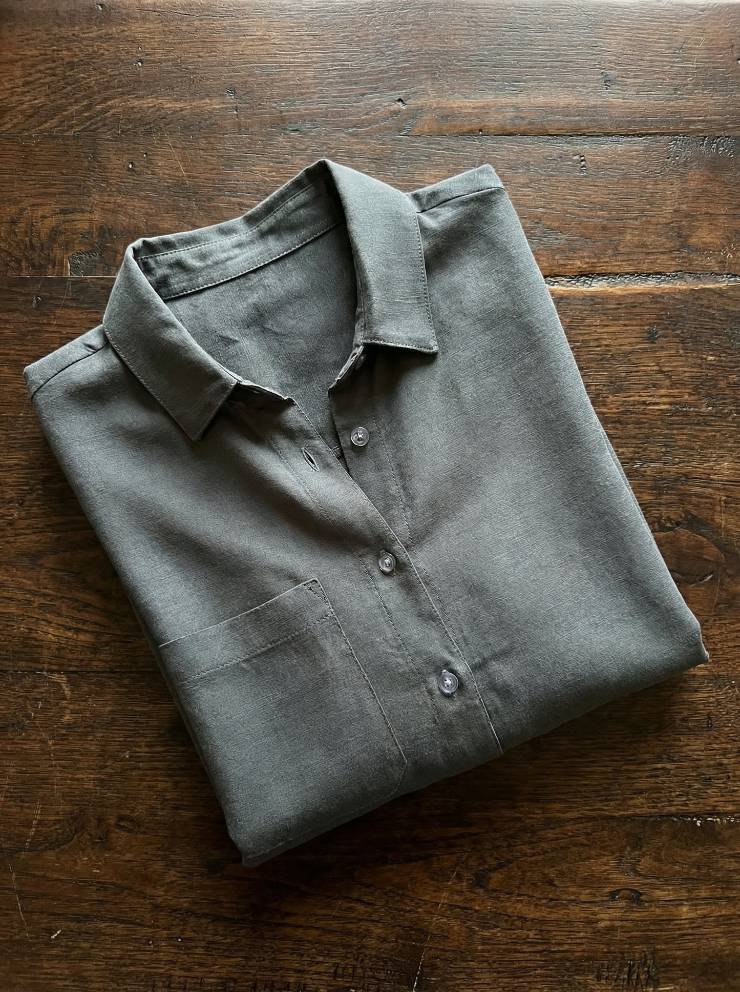 CUPRO rayon linen fabrics shirts gray